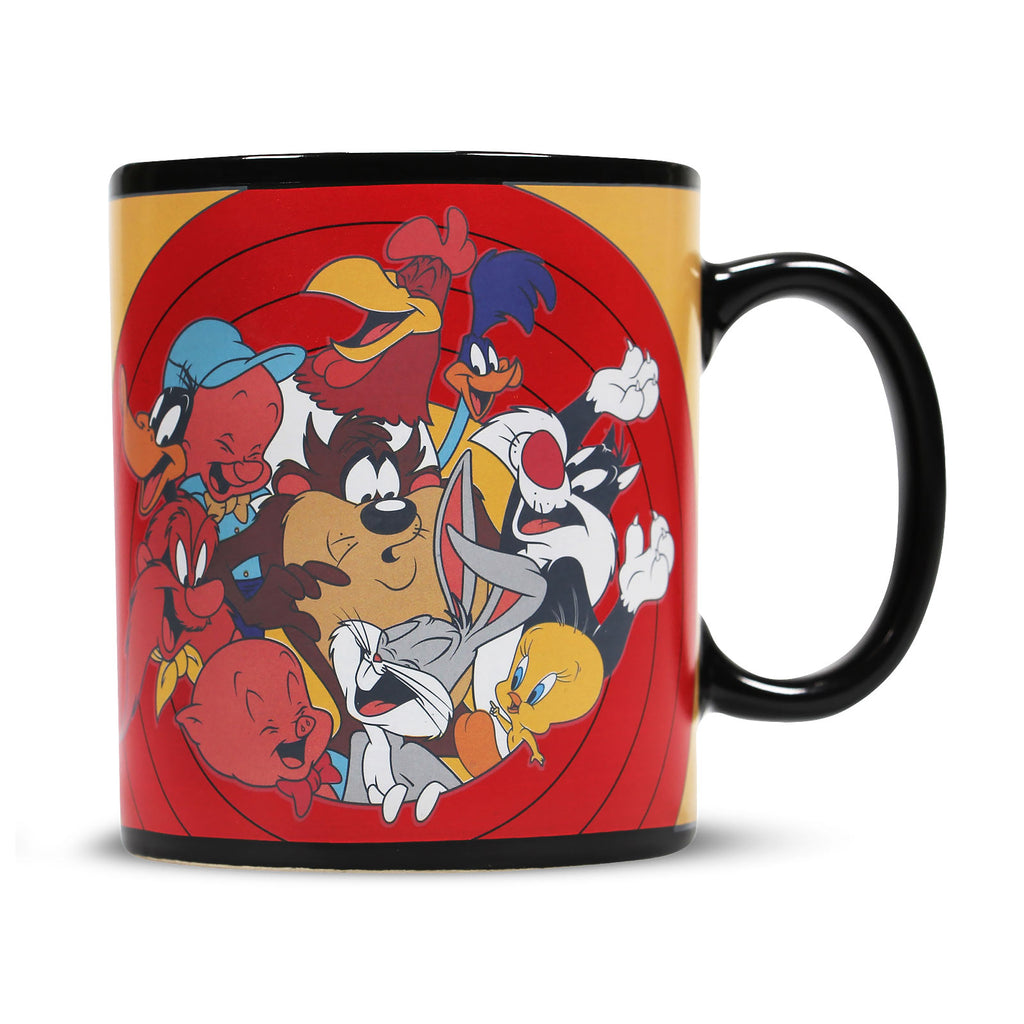 Zdjęcie produktu Looney Tunes - Kubek z efektem termicznym z grupą postaci