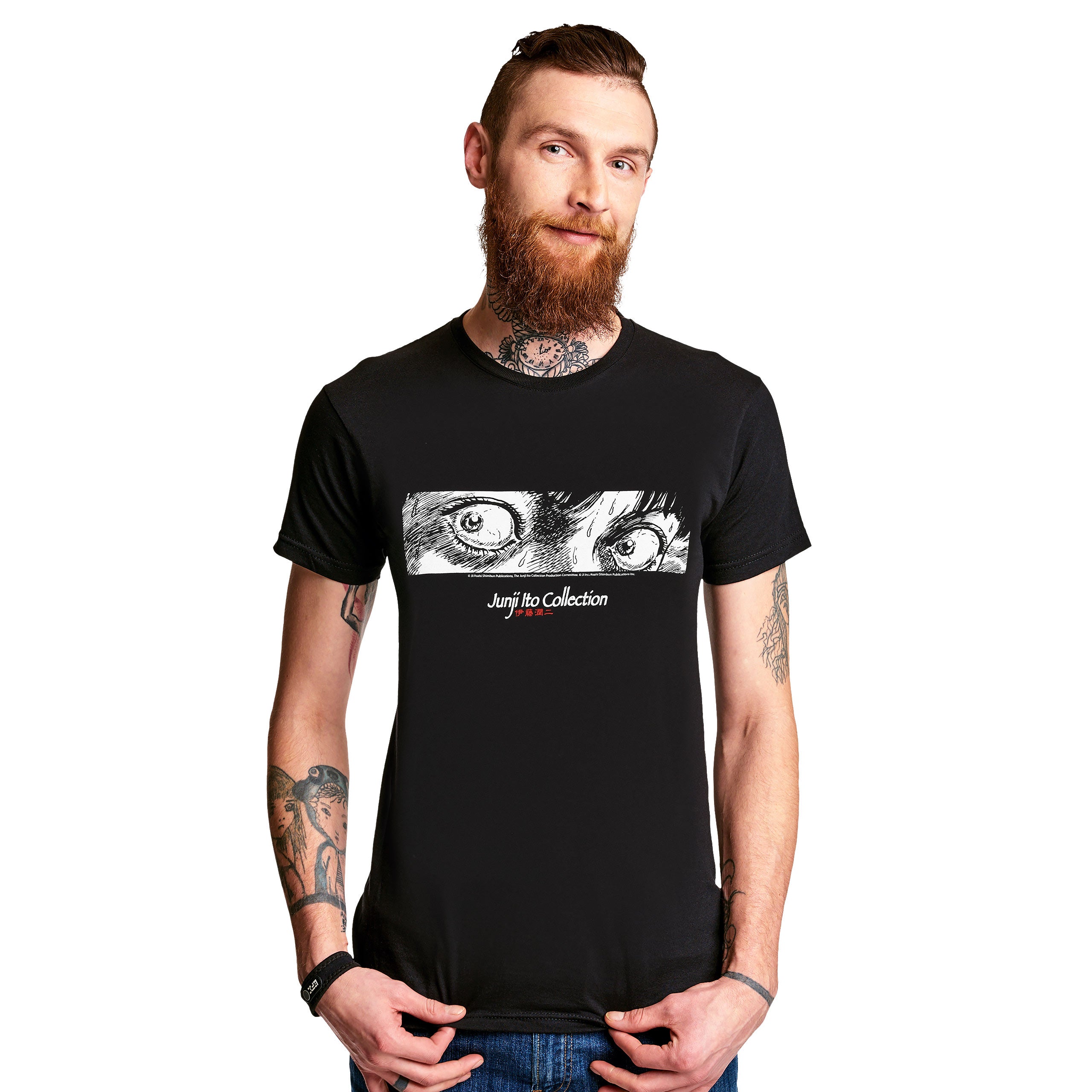 Zdjęcie produktu Junji Ito - Eyes T-Shirt czarne