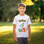 Zdjęcie produktu Pokemon - Original Trio T-Shirt dla dzieci białe
