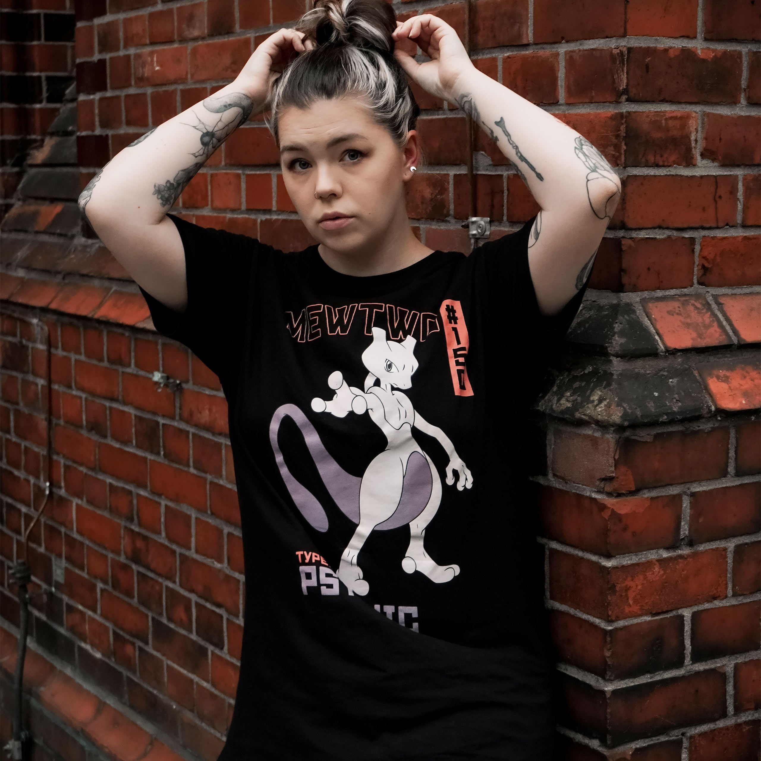 Zdjęcie produktu Pokemon - Mewtwo T-Shirt czarne