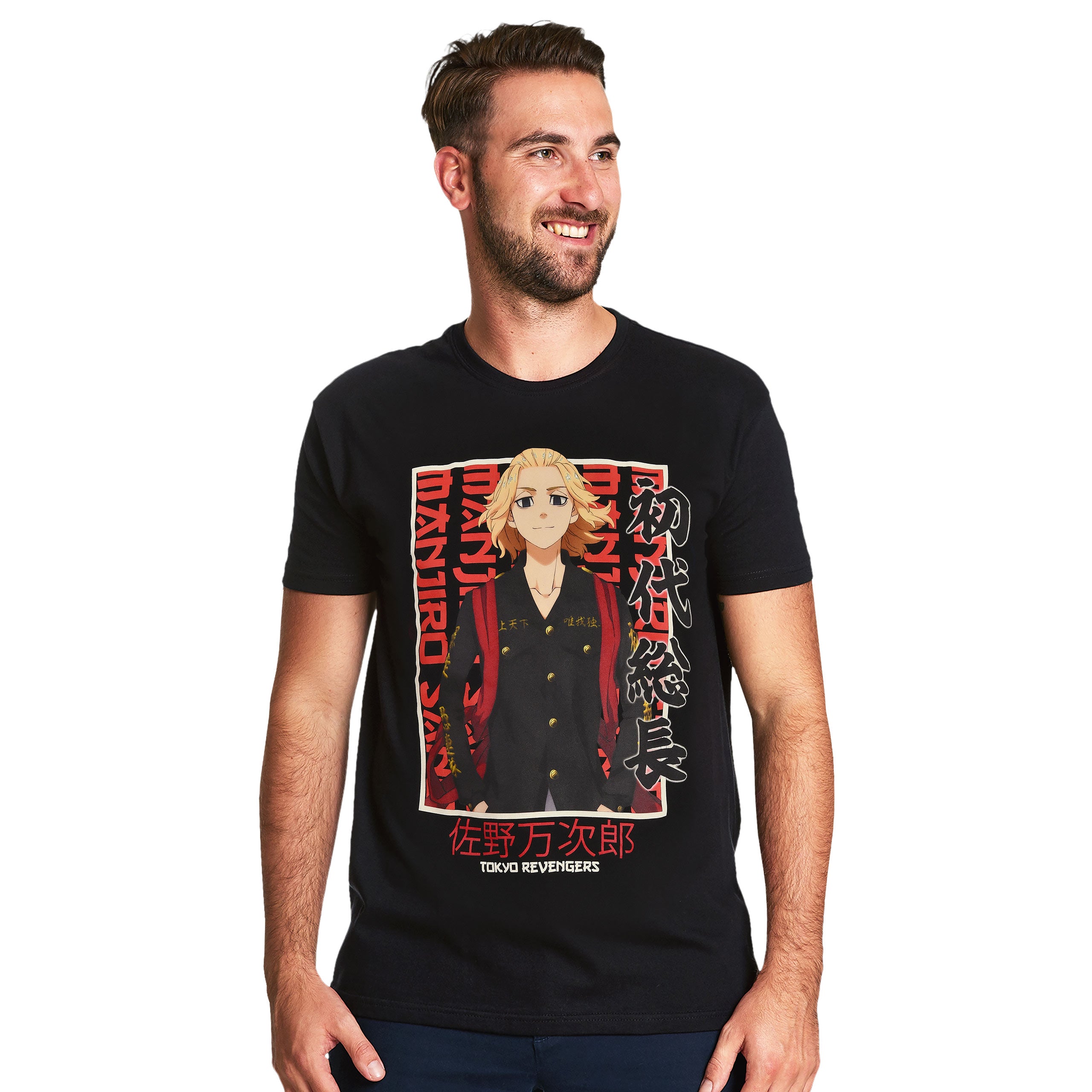 Zdjęcie produktu Tokyo Revengers - Manjiro Sano T-Shirt czarne