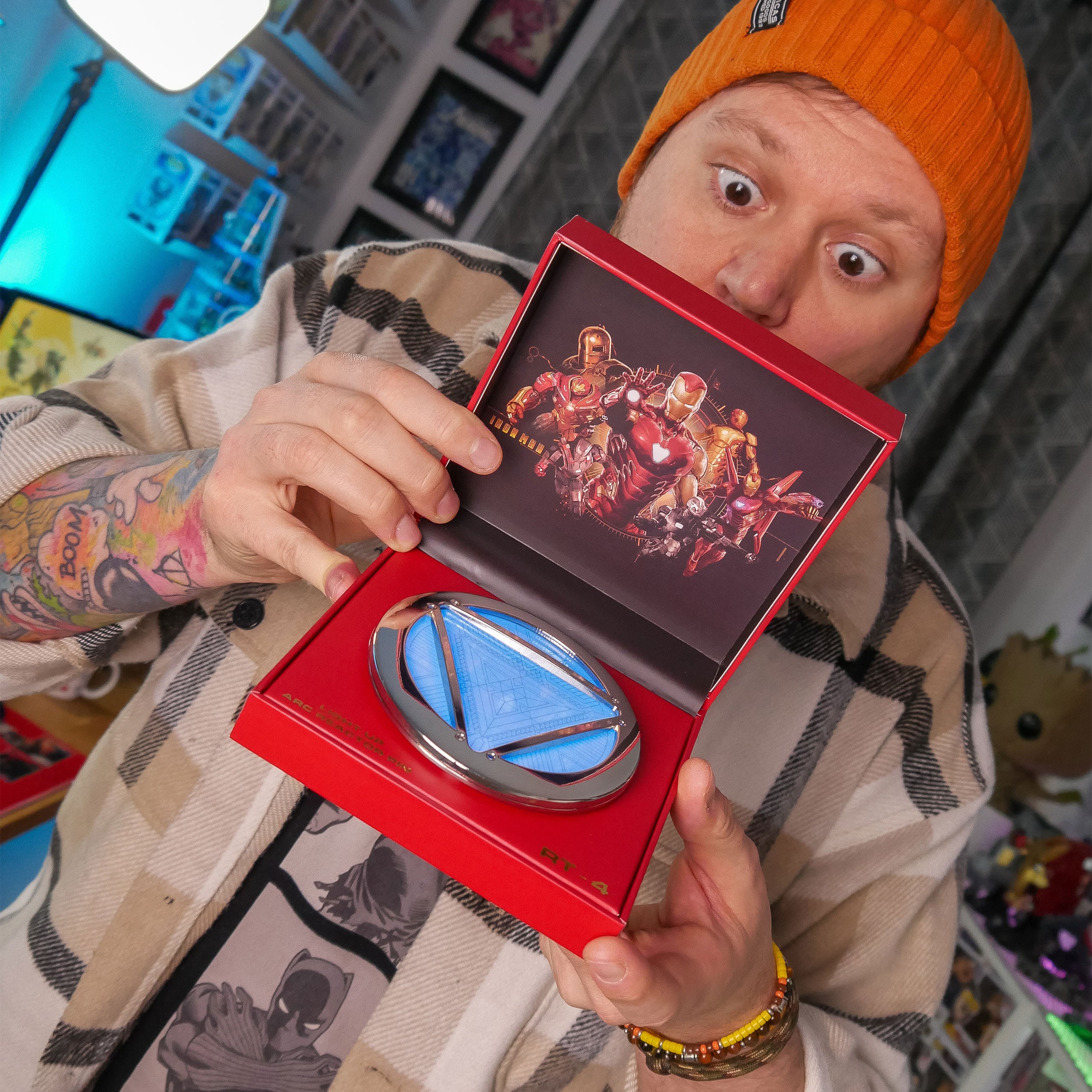 Zdjęcie produktu The Infinity Saga - Replika reaktora łukowego RT-4 Iron Mana z podświetleniem
