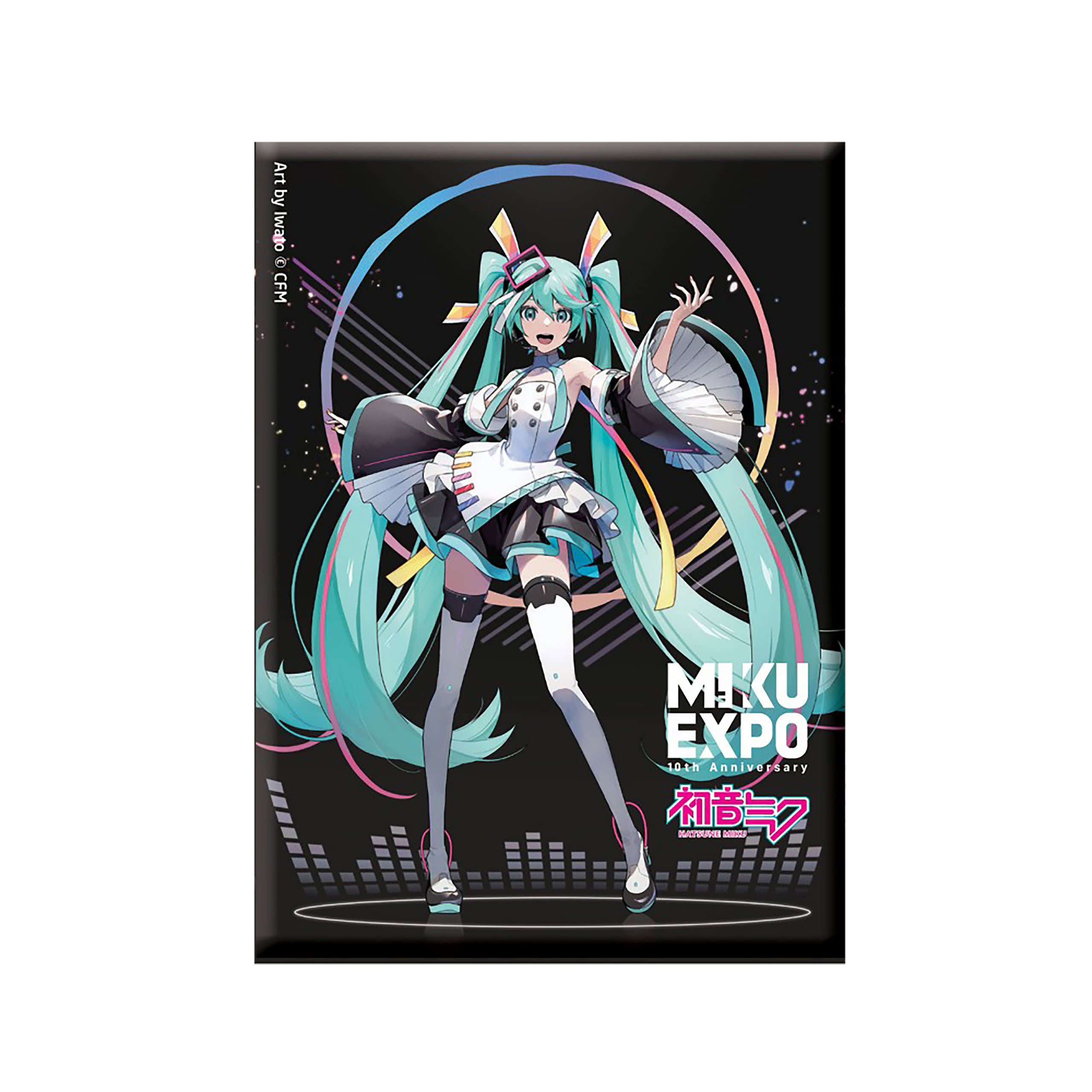 Zdjęcie produktu Hatsune Miku - Miku Expo 10th Anniversary Magnet Art by Iwato Version