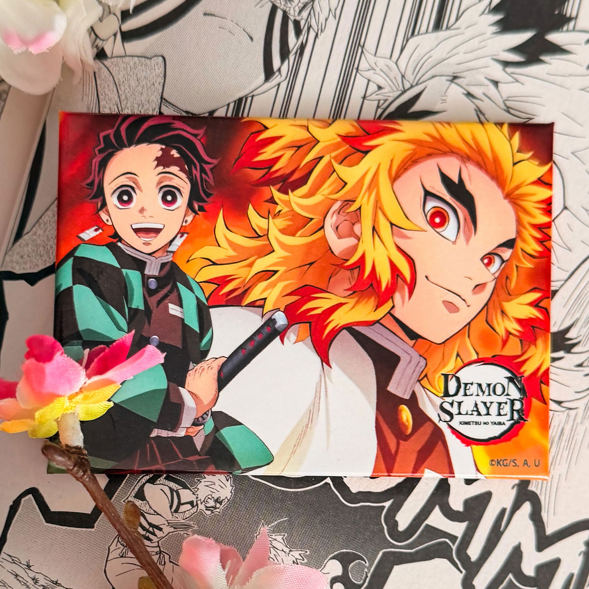 Zdjęcie produktu Demon Slayer - Magnes Tanjiro & Kyojuro