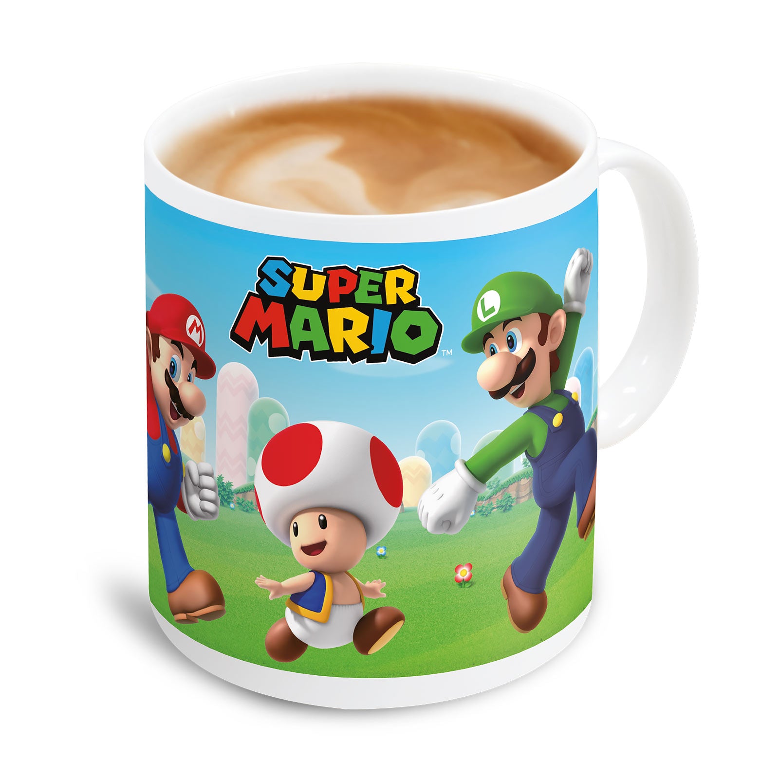 Zdjęcie produktu Super Mario - Kubek z efektem termicznym Team