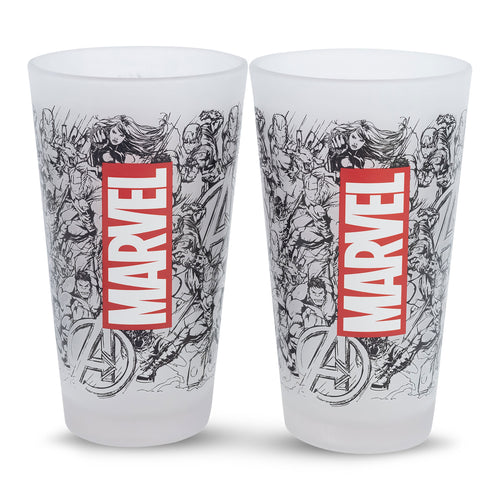 Zdjęcie produktu Marvel - Zestaw 2 szklanek komiksowych
