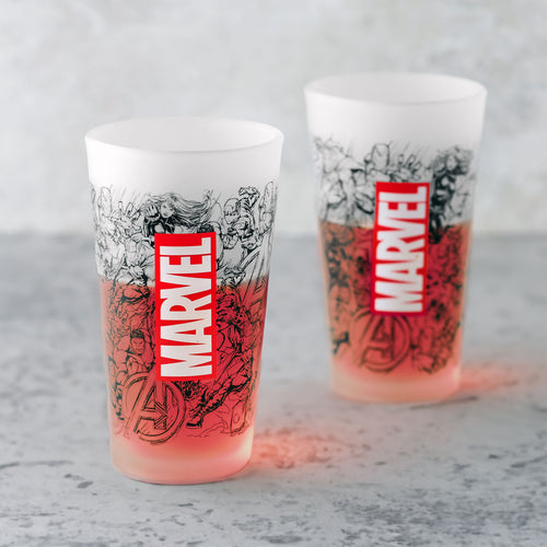 Zdjęcie produktu Marvel - Zestaw 2 szklanek komiksowych
