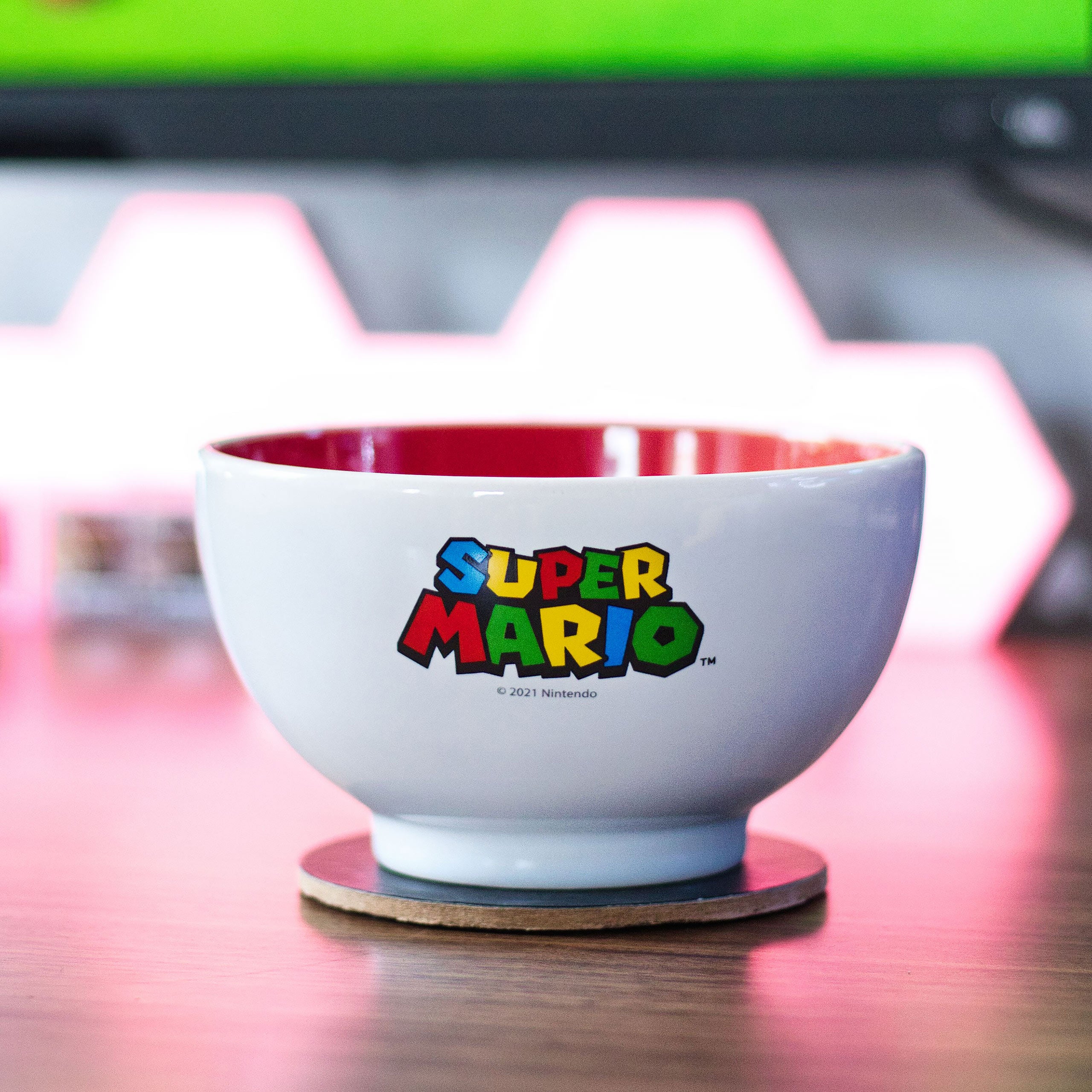 Zdjęcie produktu Super Mario - Miska na płatki z logo