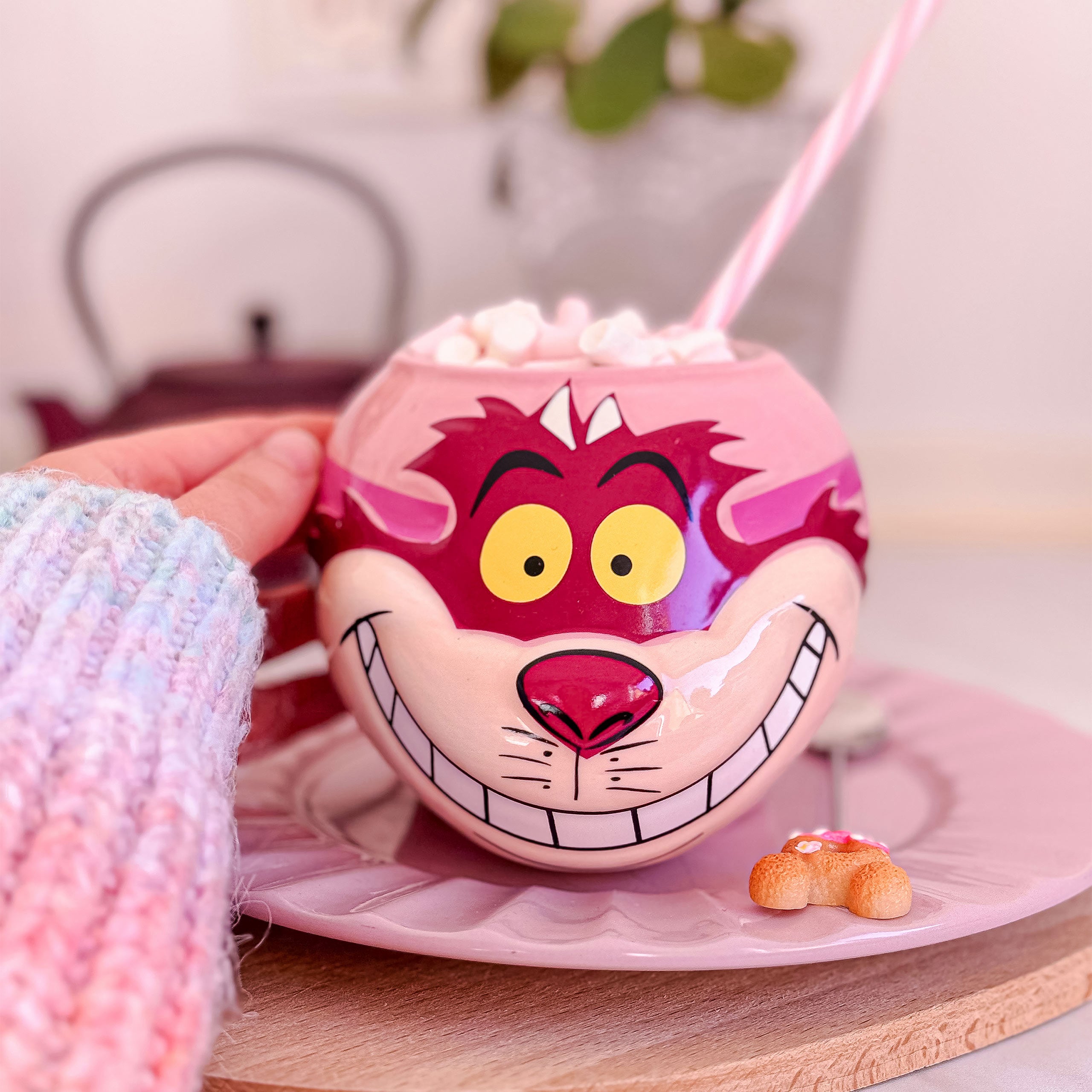 Zdjęcie produktu Alicja w Krainie Czarów - Kubek 3D z Kotem z Cheshire