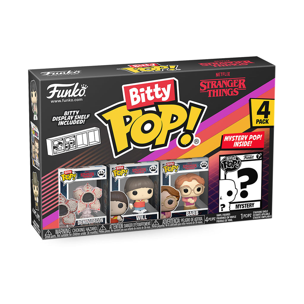 Zdjęcie produktu Stranger Things - Funko Bitty Pop Zestaw 4 figurek Seria 1