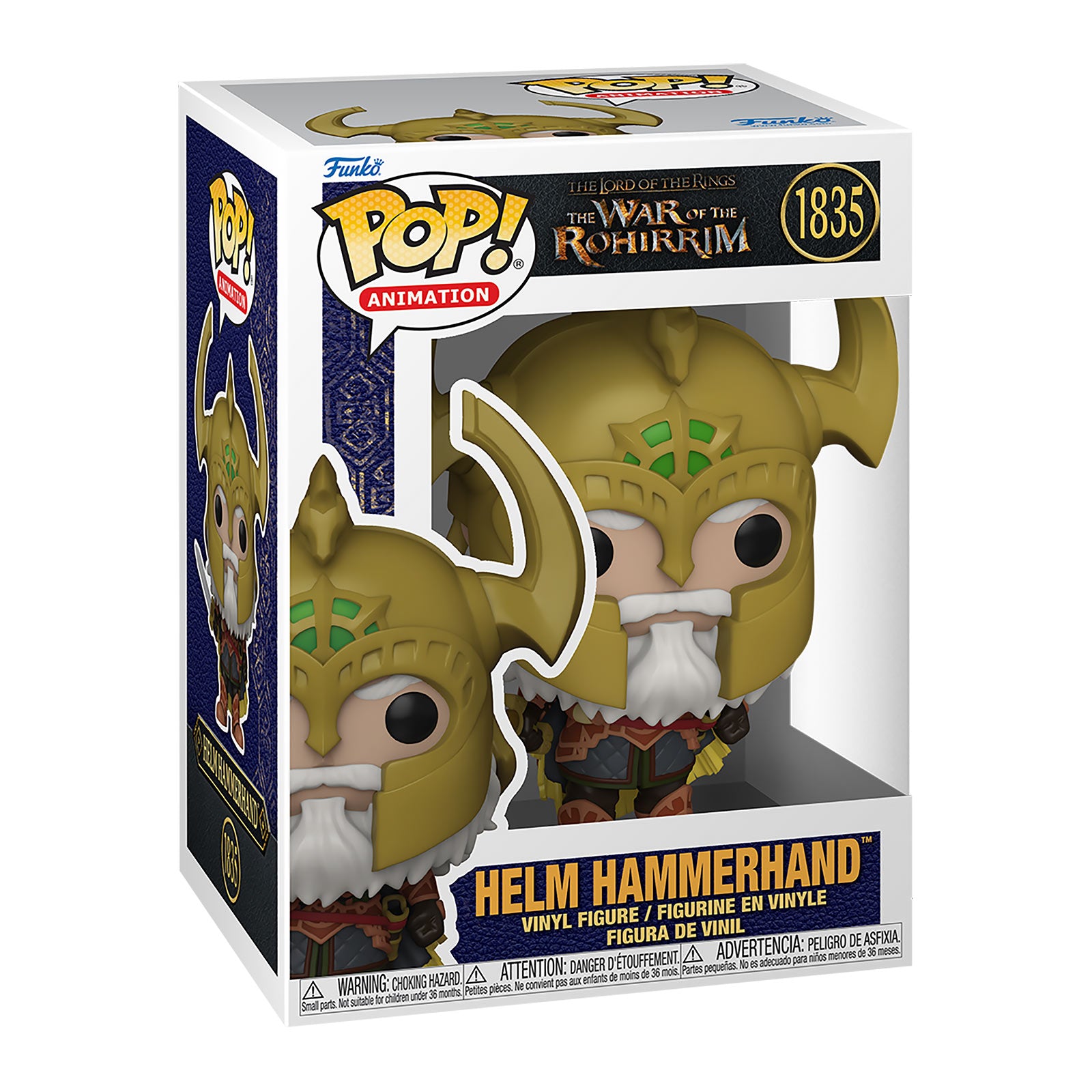 Product image The Battle of the Rohirrim Helm Hammerhand Funko Pop Figure - The Lord of the Rings