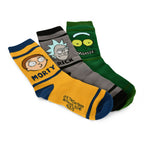 Zdjęcie produktu Zestaw skarpetek Characters 3-pak w pudełku prezentowym - Rick and Morty