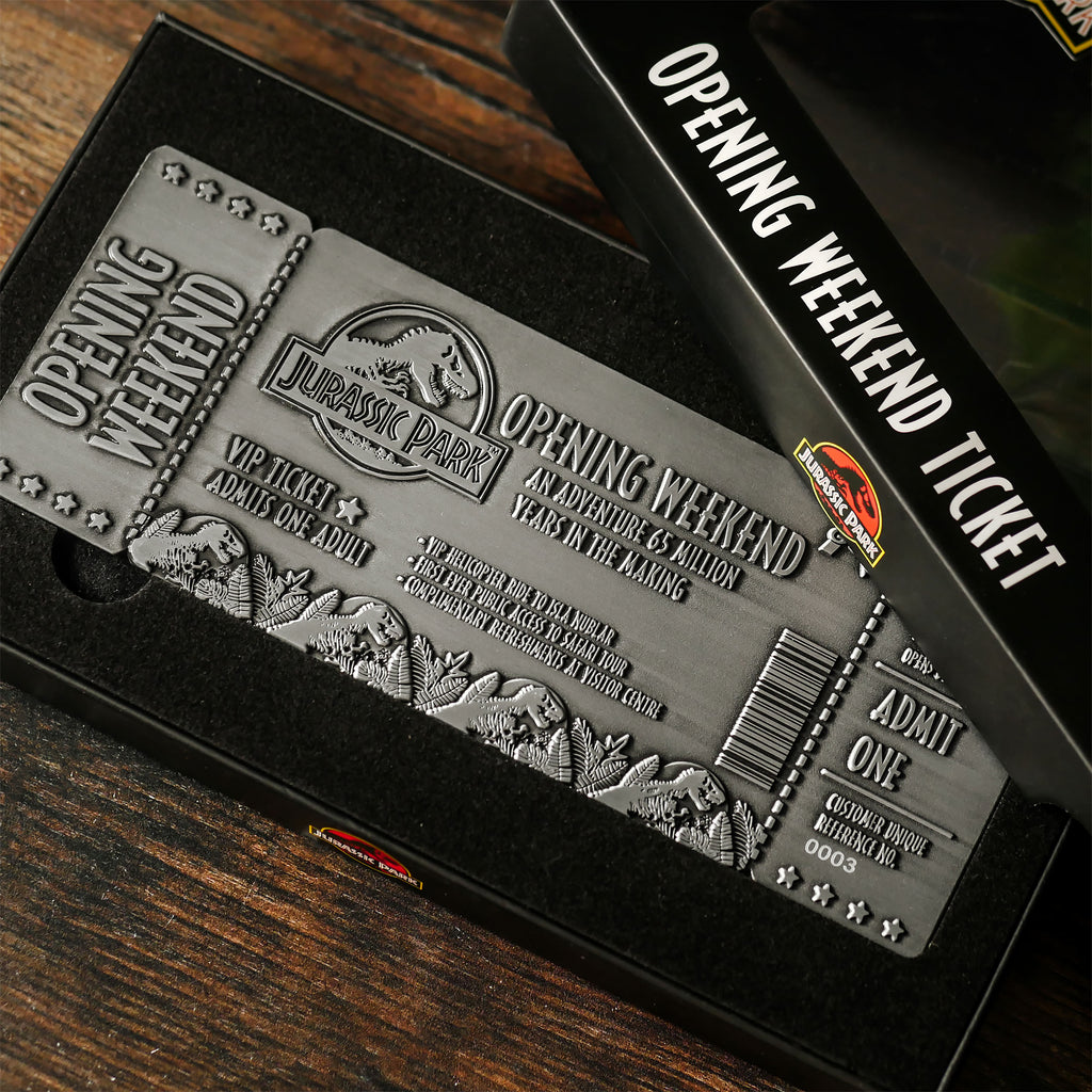 Zdjęcie produktu Jurassic Park - Replika biletu z weekendu otwarcia, limitowana