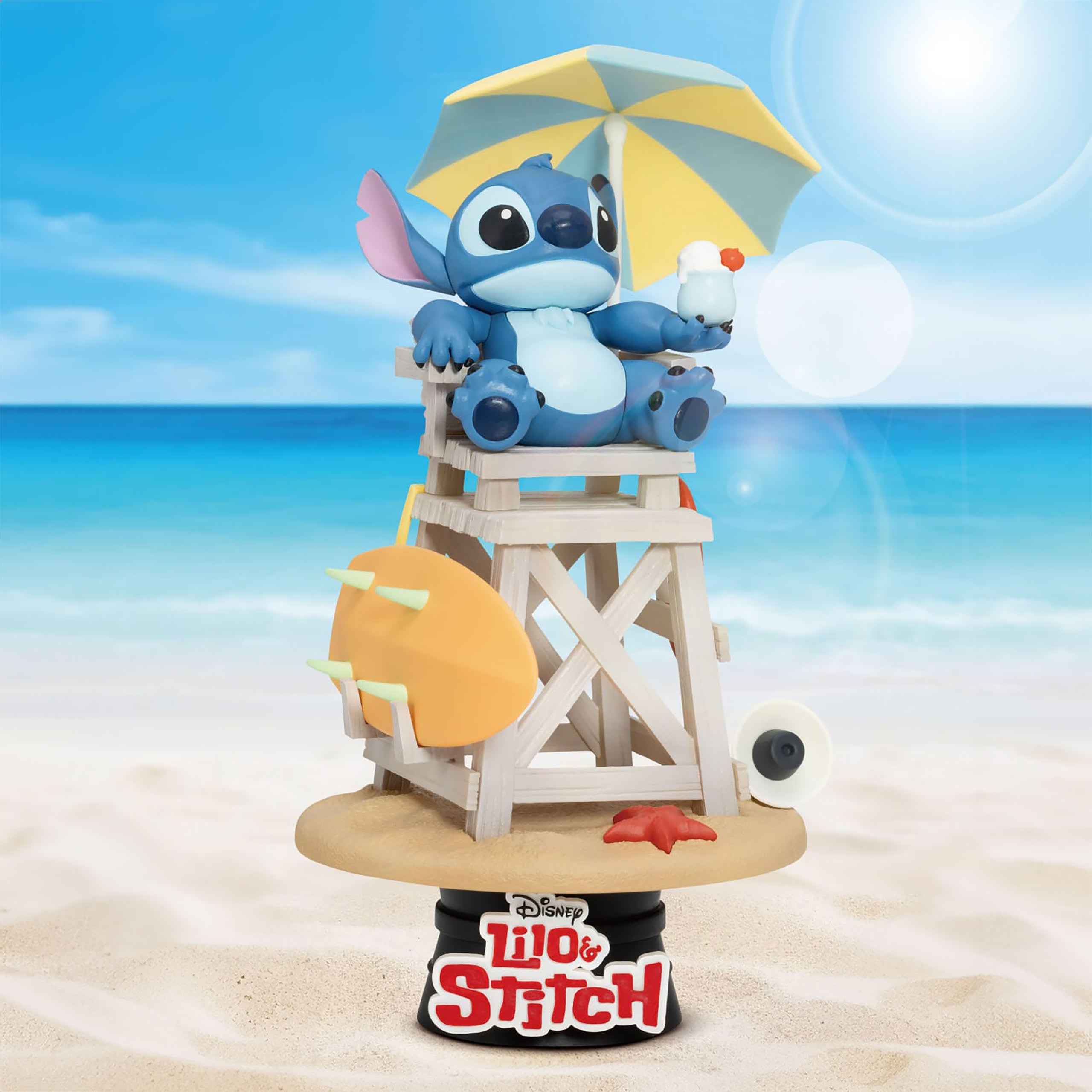 Zdjęcie produktu Stitch Summer Vibe D-Stage Diorama Figurka - Lilo & Stitch