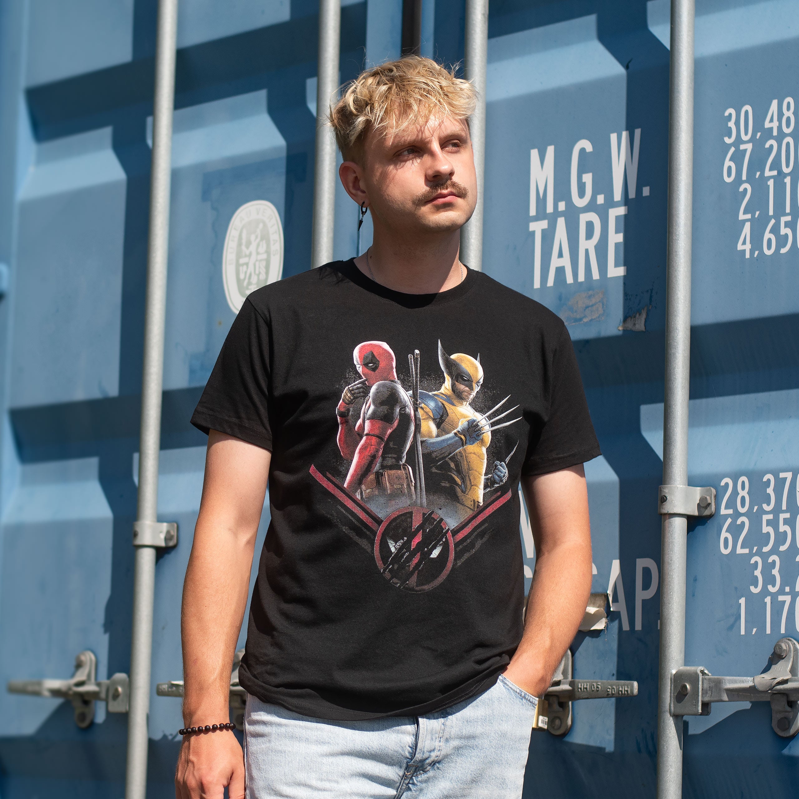 Zdjęcie produktu Deadpool i Wolverine Double Trouble T-Shirt czarne