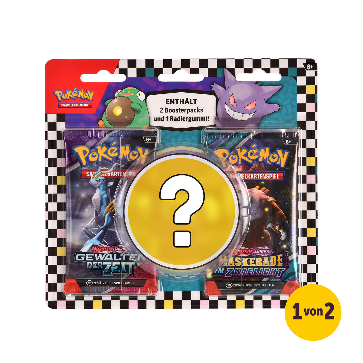 Zdjęcie produktu Pokemon - Mystery Back to School Eraser Blister 2024