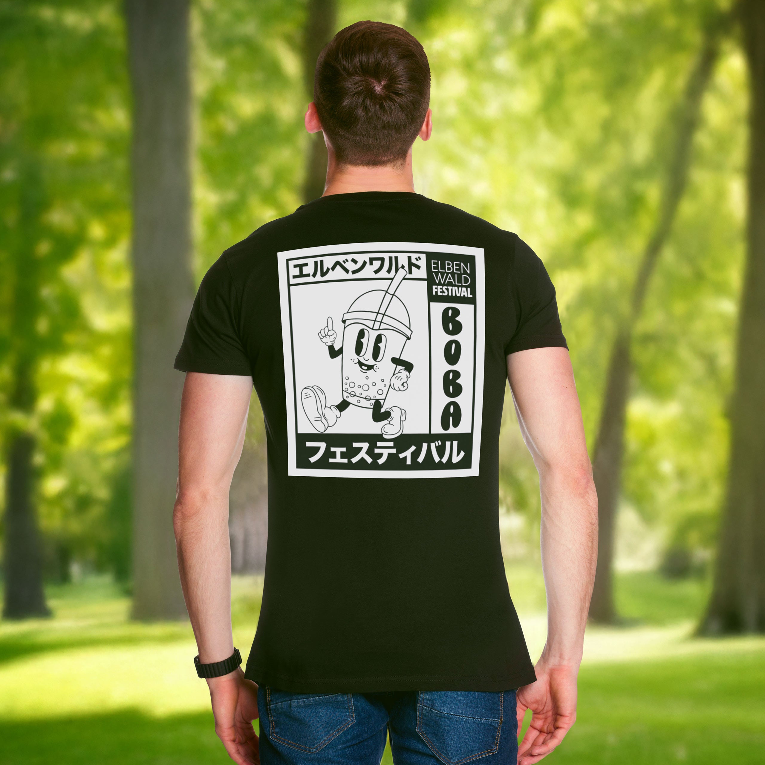 Zdjęcie produktu Elbenwald Festival Bubble Tea T-Shirt czarne