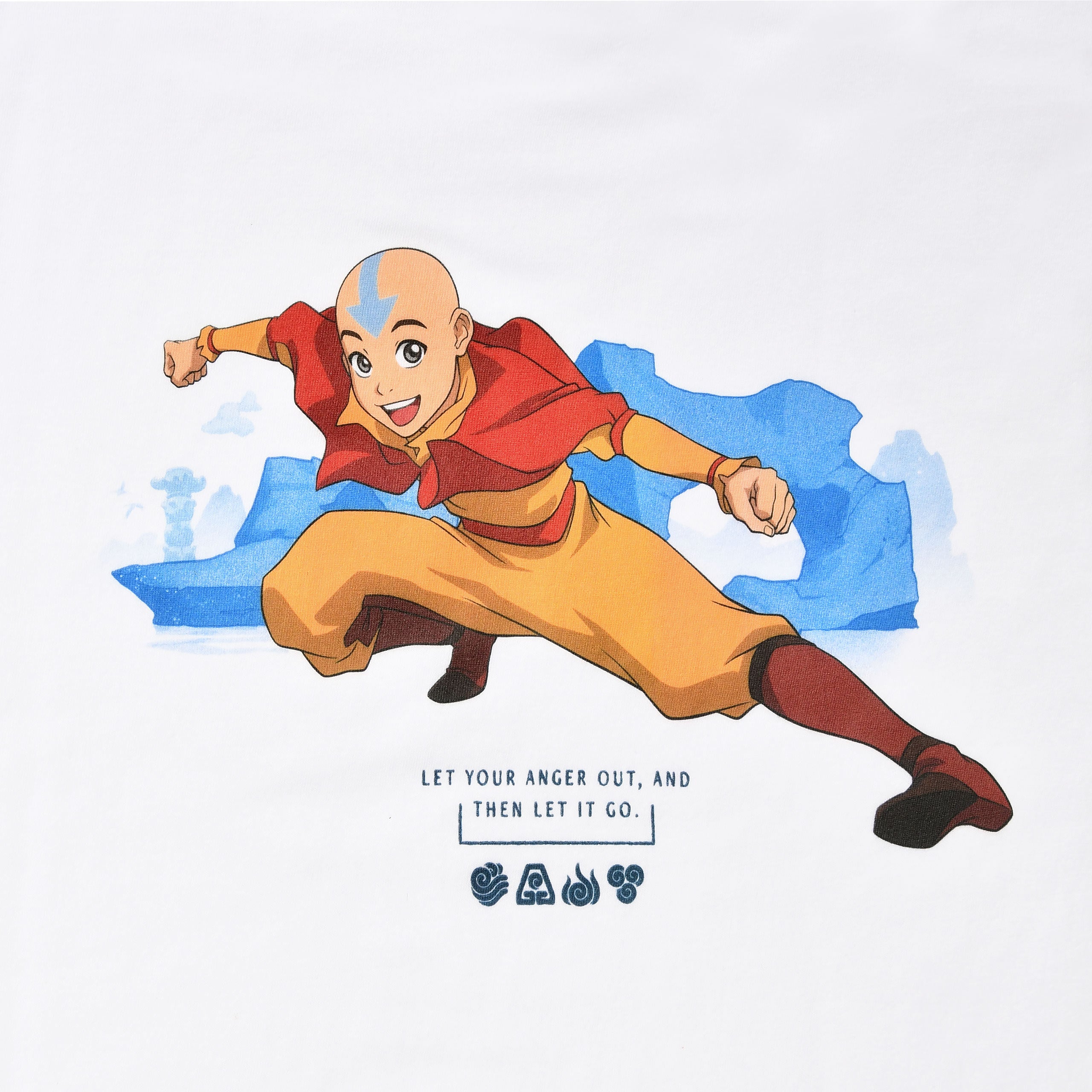 Zdjęcie produktu Avatar: Legenda Aanga - Biała koszulka Aang