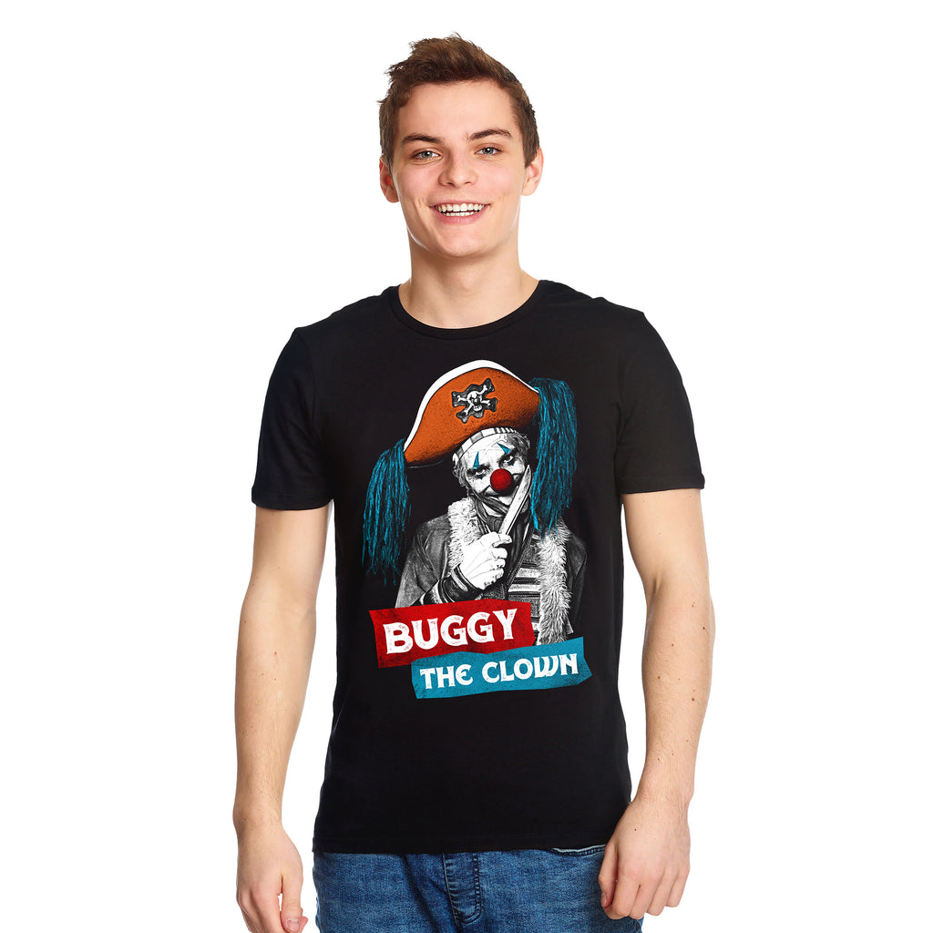 Zdjęcie produktu One Piece - Koszulka Buggy Klaun czarna