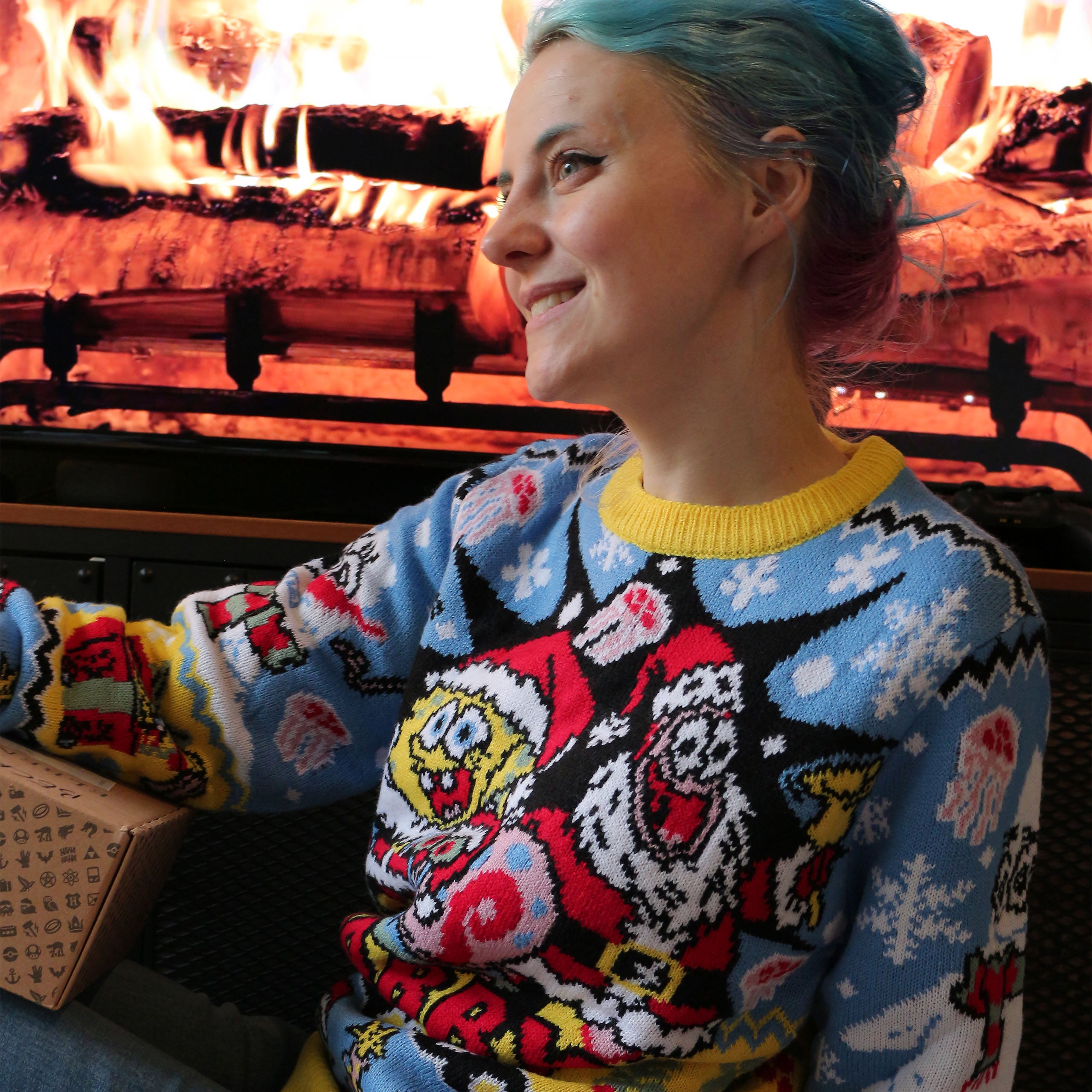 Product image SpongeBob - Krabby Christmas Knit Sweater