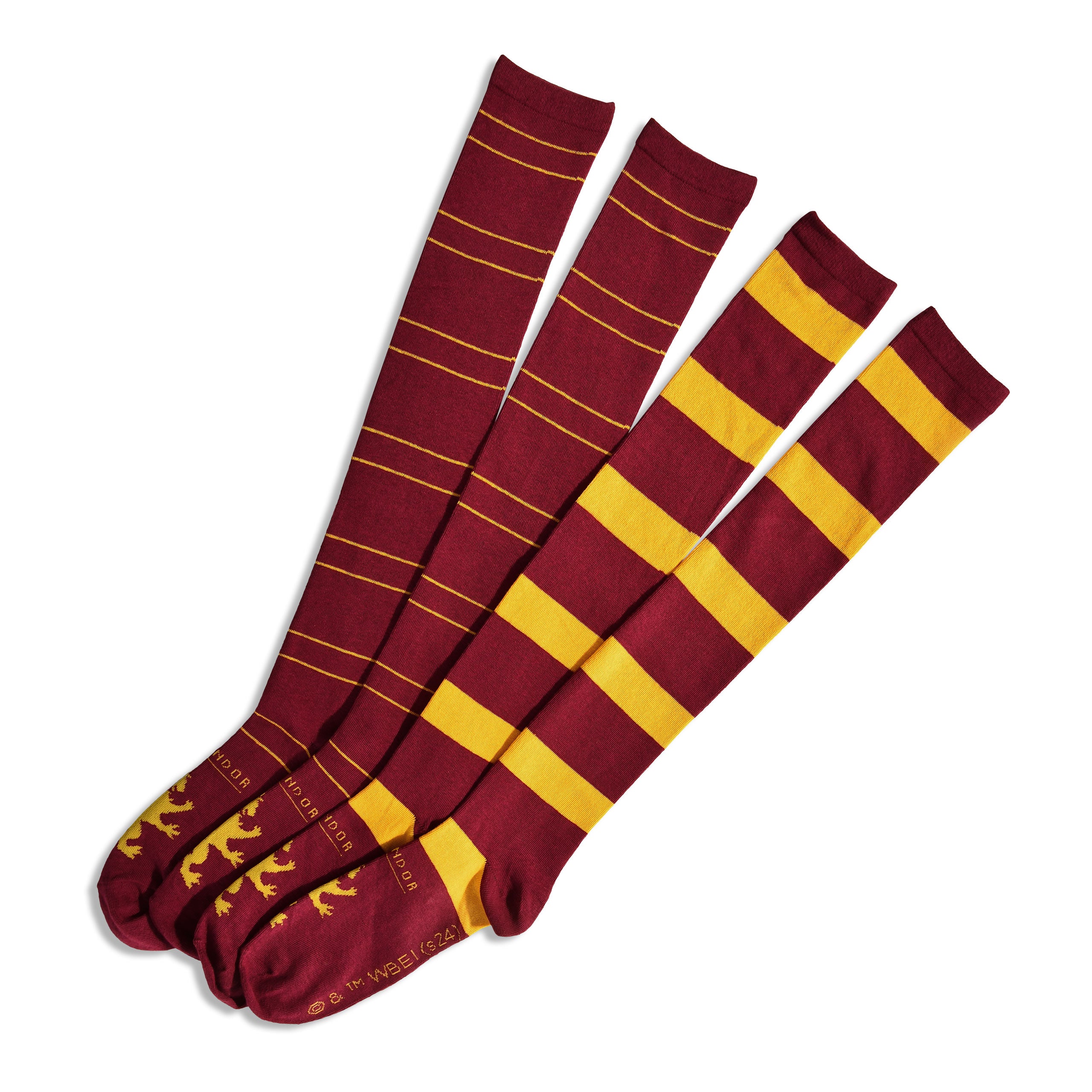 Product image Harry Potter - Gryffindor Overknee Socks 2-Pack