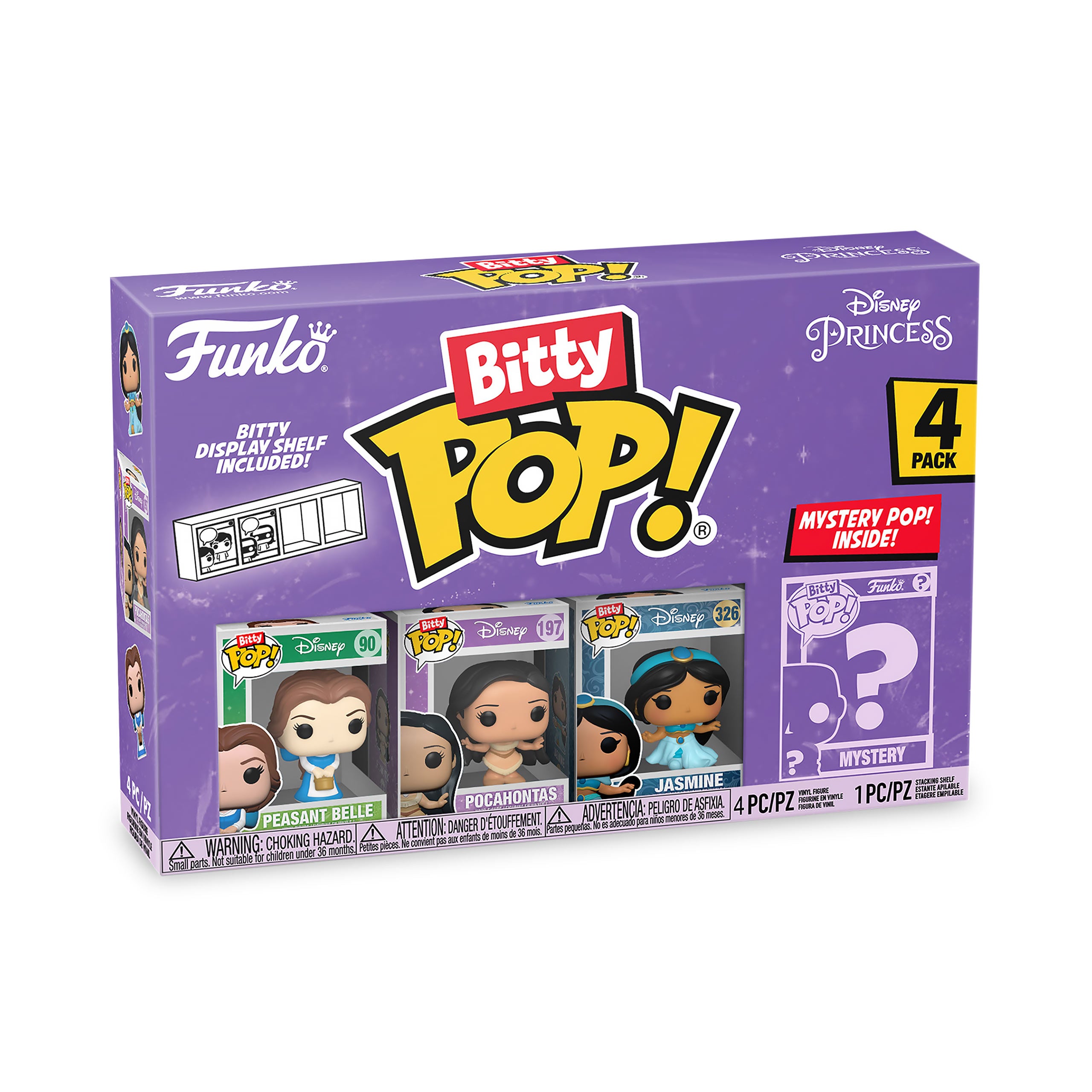 Zdjęcie produktu Disney Princess - Funko Bitty Pop Zestaw 4 figurek Seria 1