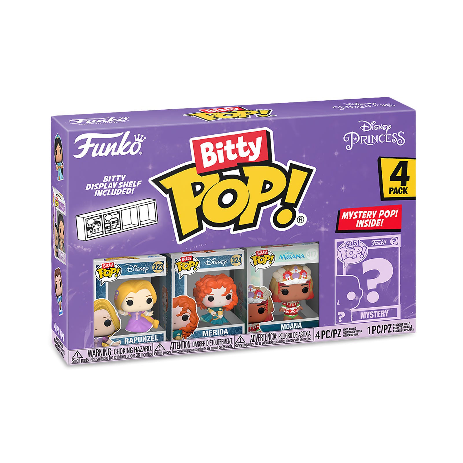 Zdjęcie produktu Disney Princess - Funko Bitty Pop Zestaw 4 figurek Seria 4