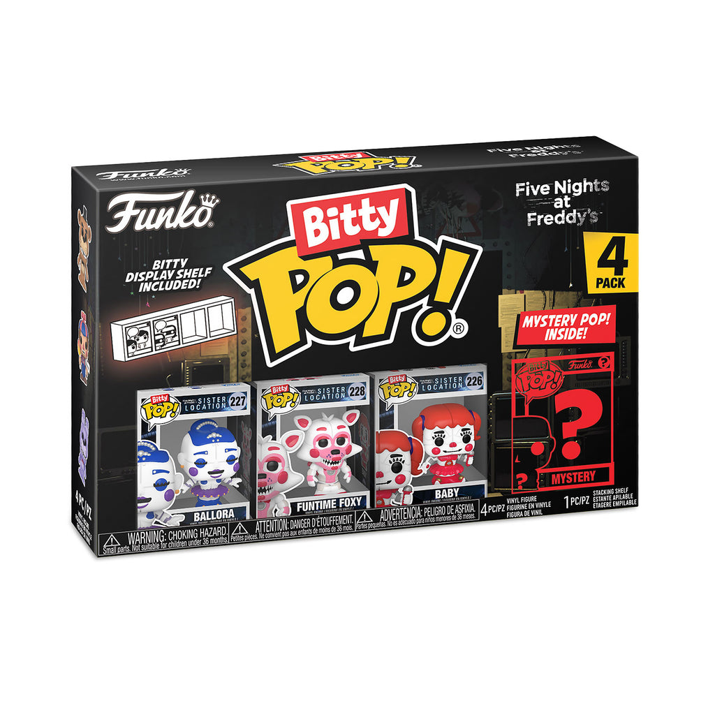 Zdjęcie produktu Five Nights at Freddys - Funko Bitty Pop Zestaw 4 figurek Seria 1