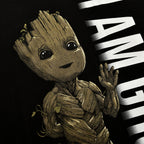 Zdjęcie produktu Guardians of the Galaxy - I Am Groot Portret Koszulka czarna