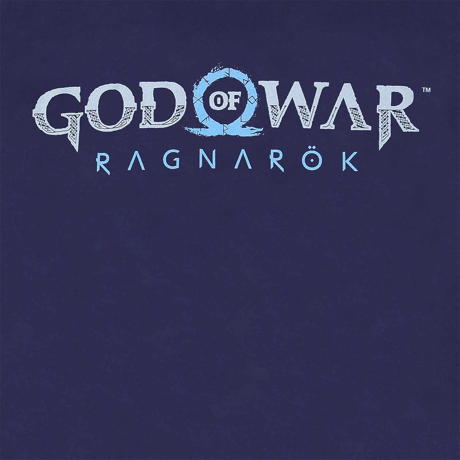 Zdjęcie produktu God of War Ragnarok - Koszulka z logo niebieska