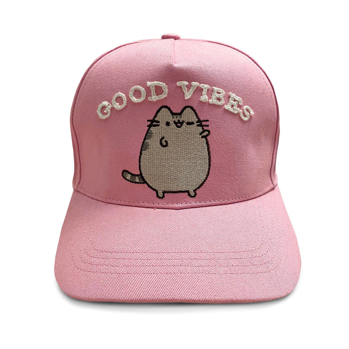 Zdjęcie produktu Pusheen - Różowa czapka z daszkiem Good Vibes