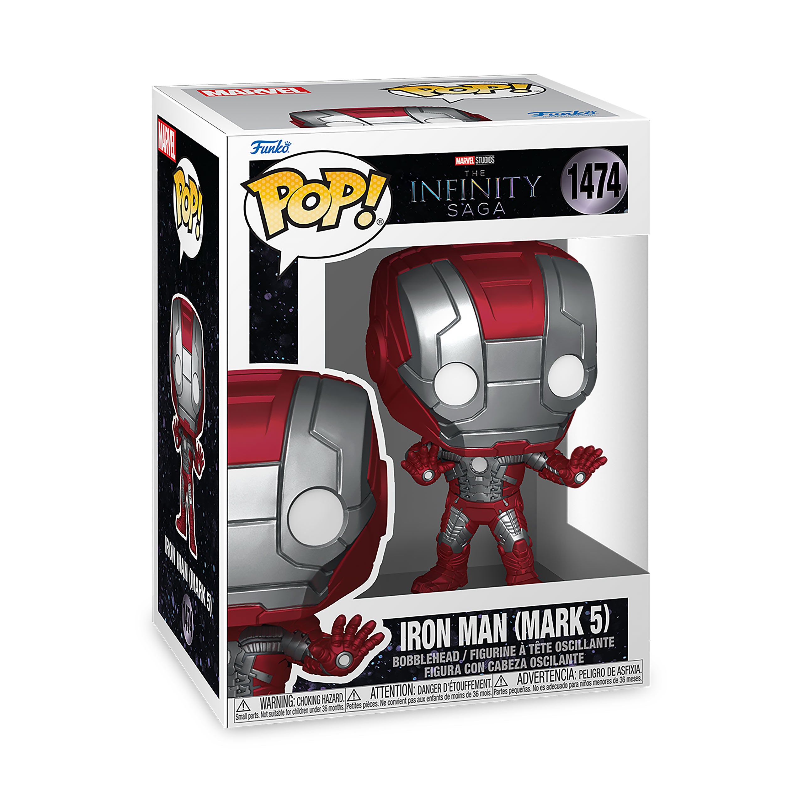 Zdjęcie produktu Iron Man 2 - Mark 5 Funko Pop figurka z ruchomą głową