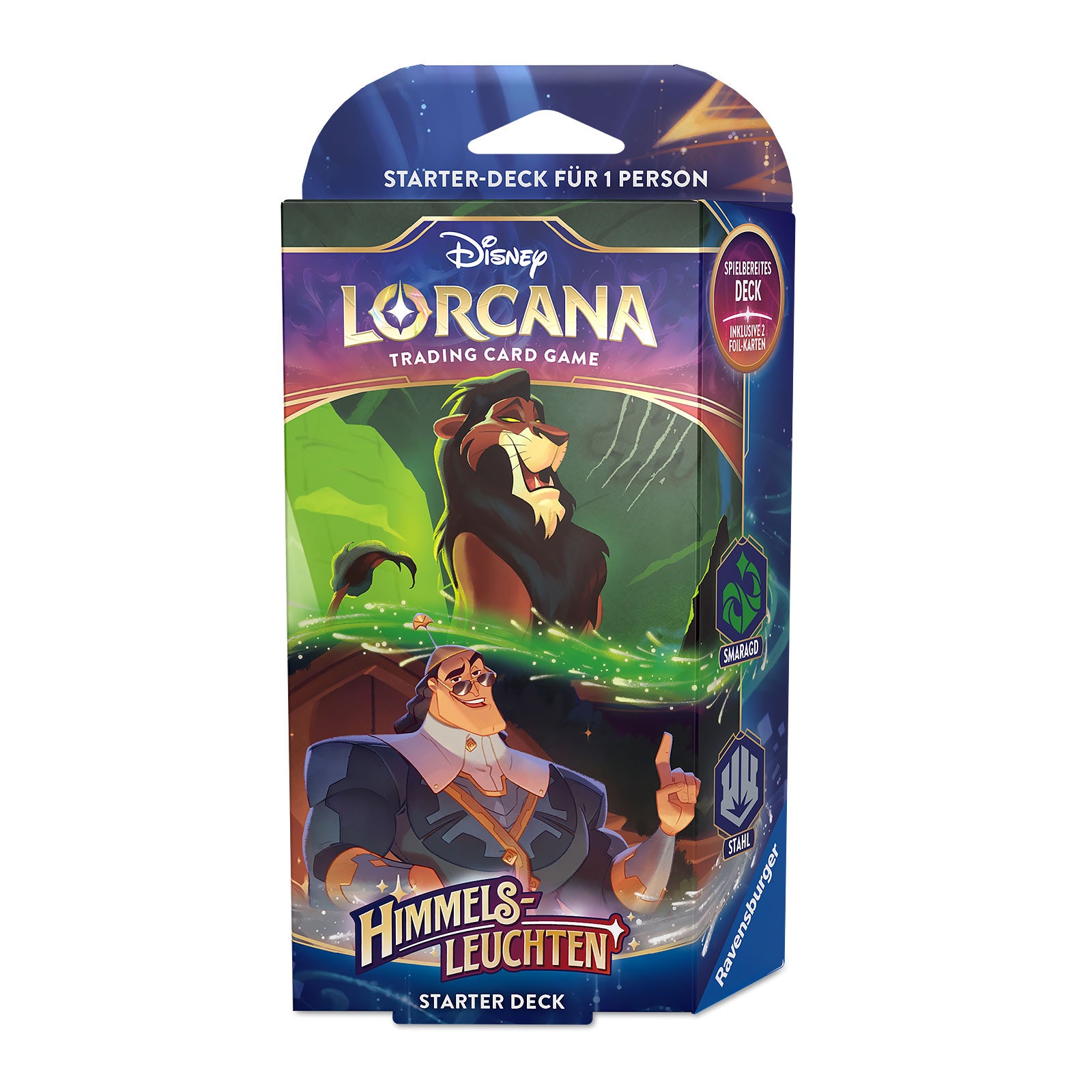 Zdjęcie produktu Disney Lorcana Szmaragd i Stal Zestaw Startowy - Niebojaśnienie Gra Karciana