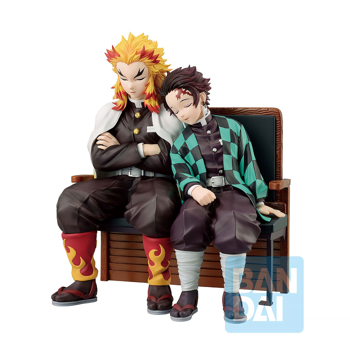 Zdjęcie produktu Demon Slayer - Zestaw figurek Tanjiro Kamado i Kyojuro Rengoku