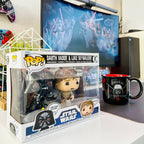 Zdjęcie produktu Star Wars - Vader i Luke Funko Pop figurki z ruchomą głową, zestaw 2 szt.