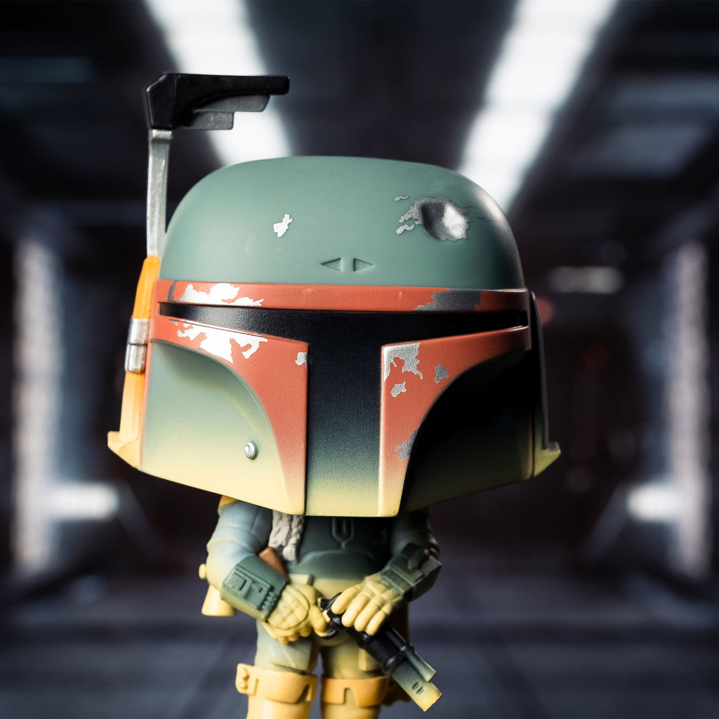 Zdjęcie produktu Star Wars - Boba Fett Glow in the Dark Funko Pop figurka z kiwającą głową