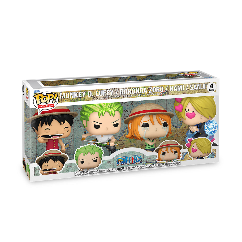 Zdjęcie produktu One Piece - Refresh Funko Pocket Pop Zestaw 4 figurek