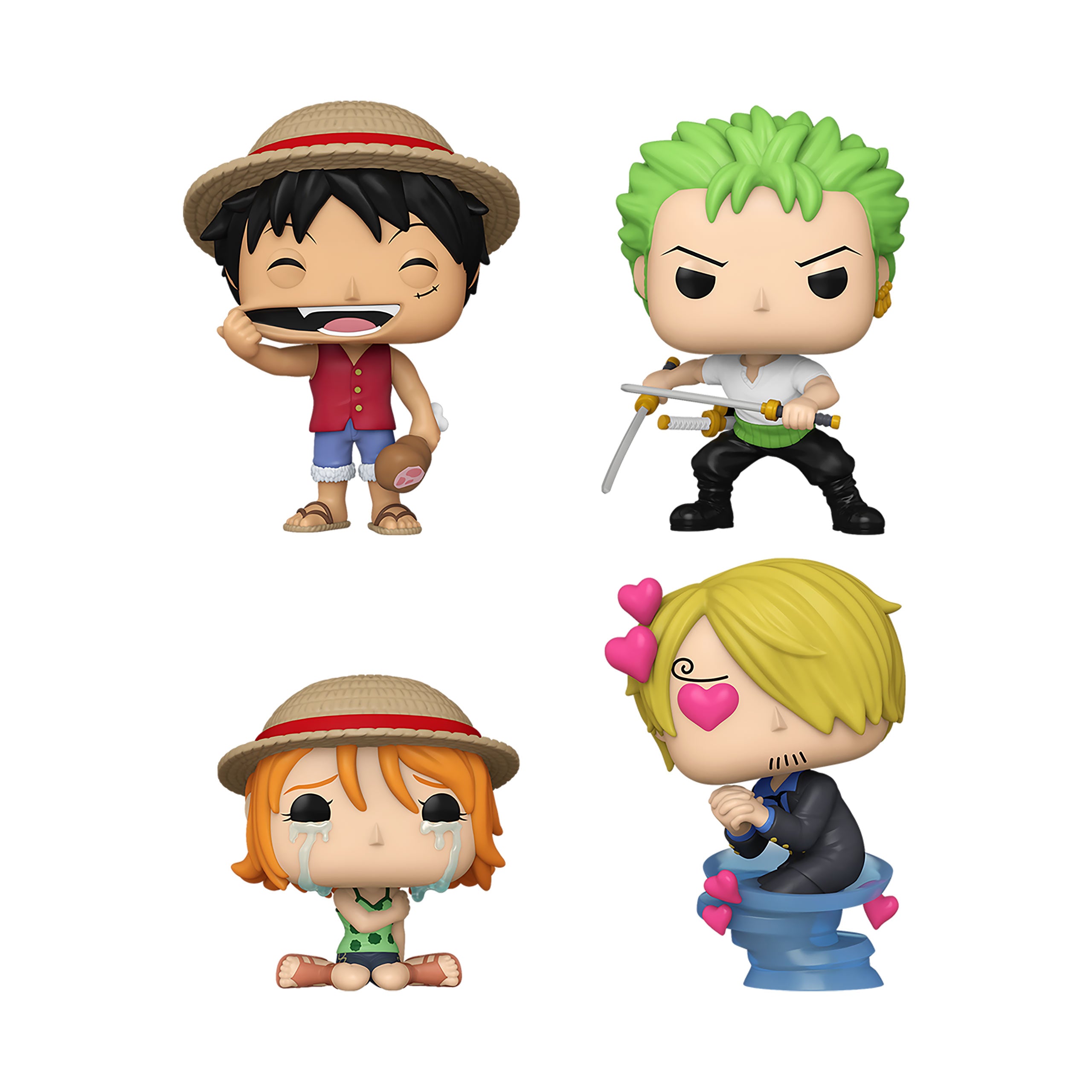 Zdjęcie produktu One Piece - Refresh Funko Pocket Pop Zestaw 4 figurek