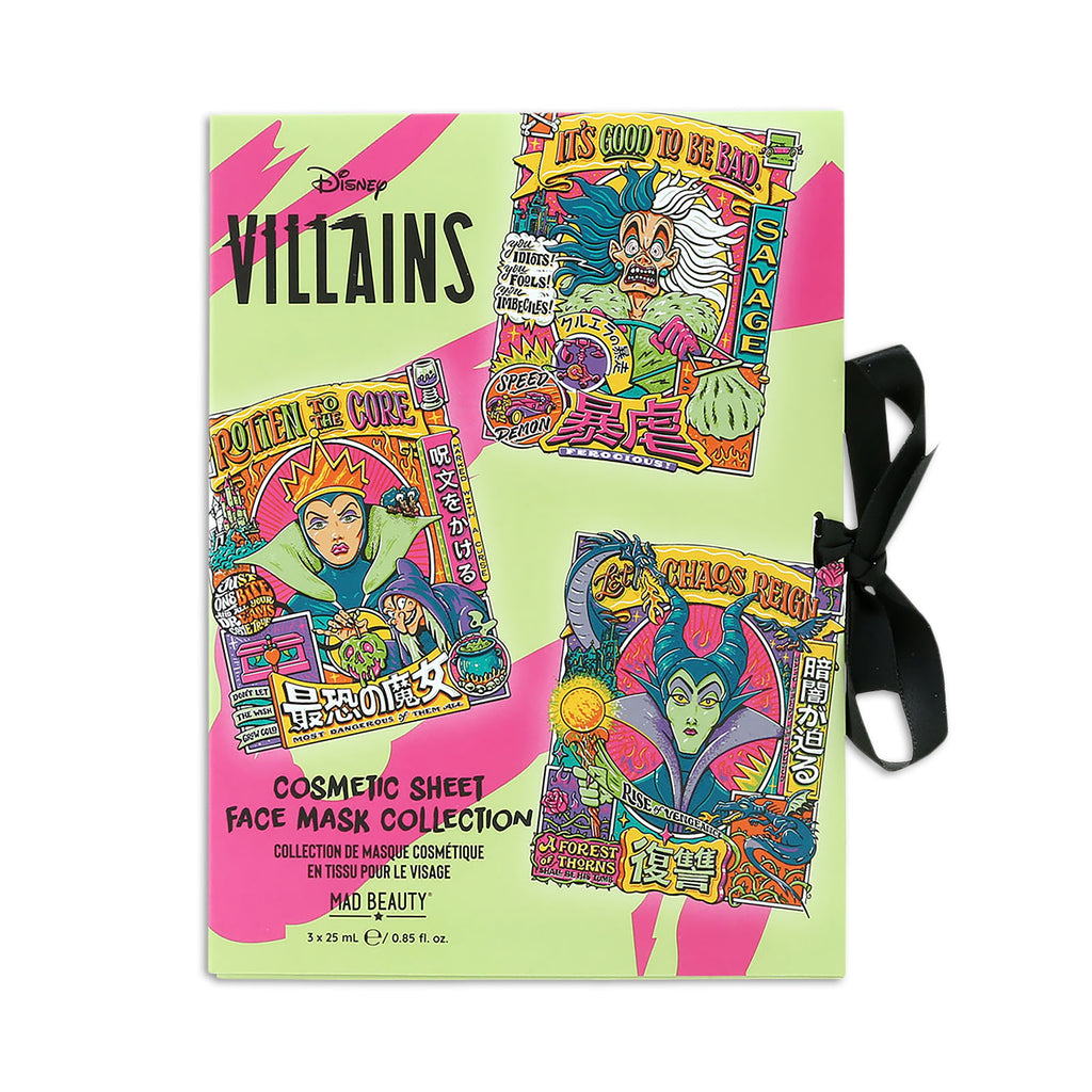 Zdjęcie produktu Villains - Zestaw 3 masek w płachcie