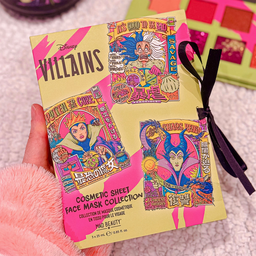 Zdjęcie produktu Villains - Zestaw 3 masek w płachcie