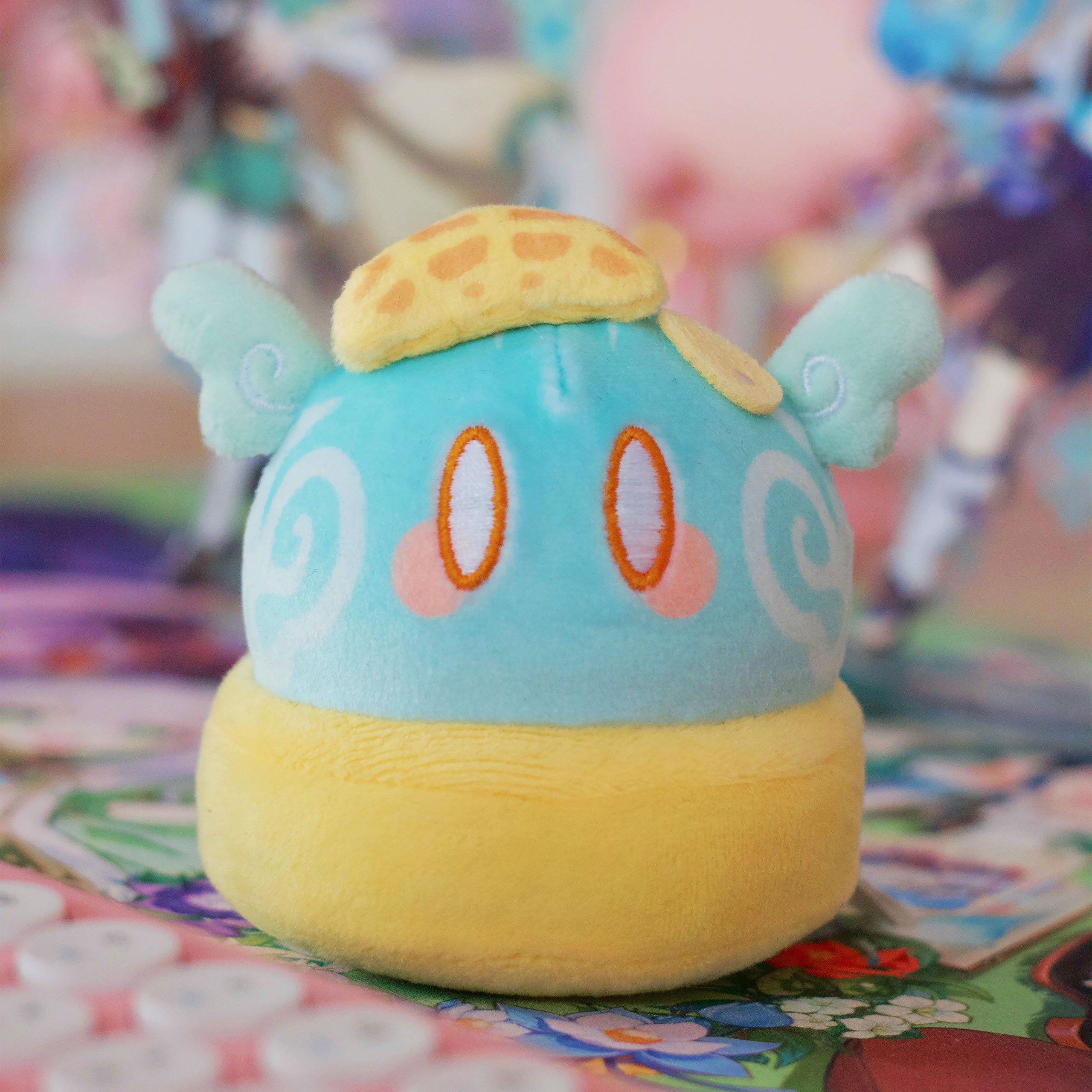 Zdjęcie produktu Genshin Impact - Pluszowa figurka Anemo Slime w stylu naleśnika
