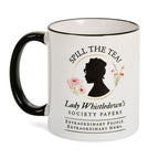 Zdjęcie produktu Spill the Tea! Kubek Society Papers dla fanów Bridgertonów