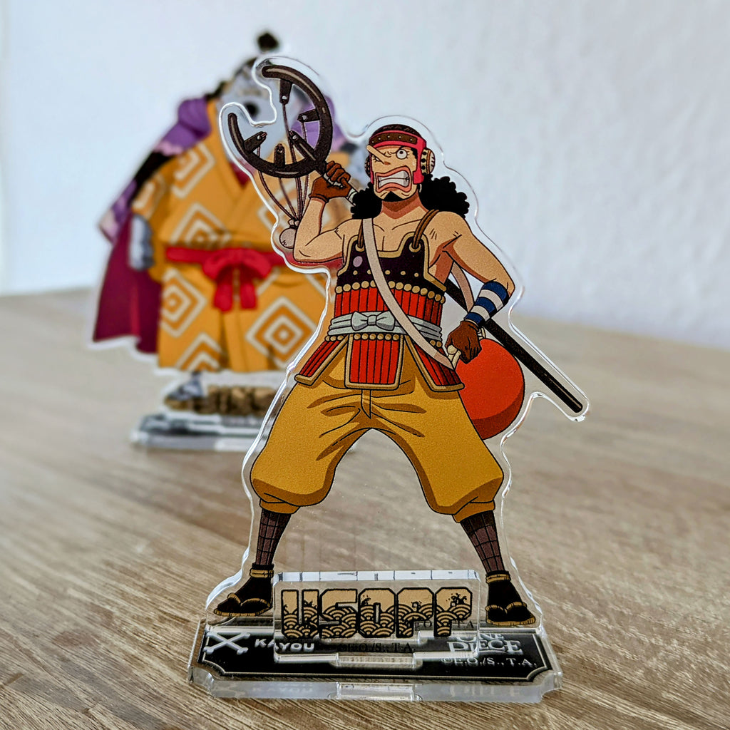 Zdjęcie produktu One Piece - Tajemnicza karta kolekcjonerska z akrylową podstawką