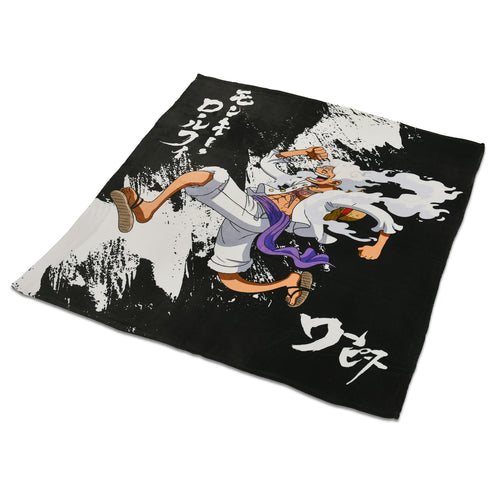 Zdjęcie produktu One Piece: Gear 5 - Monkey D. Luffy Koc z Mikrofibry