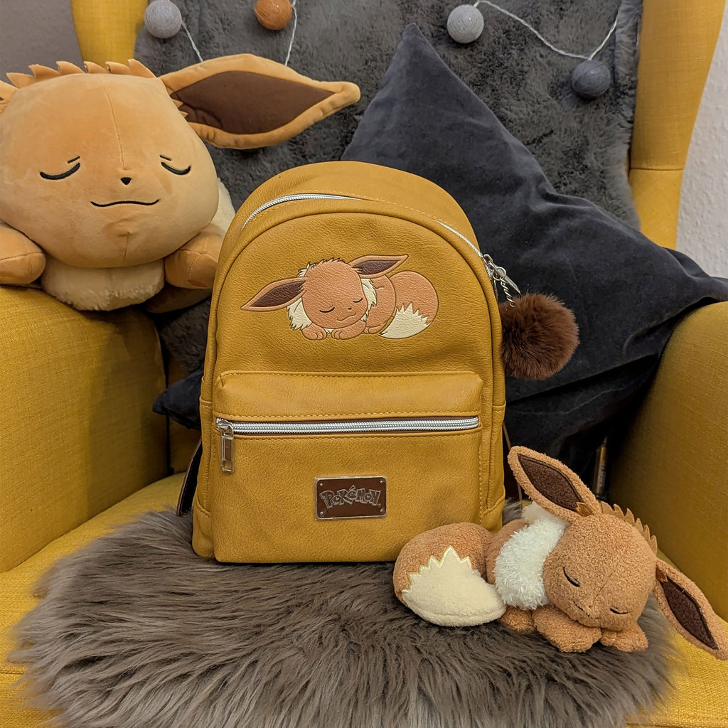 Zdjęcie produktu Pokemon - Śpiący Eevee Mini Plecak brązowy