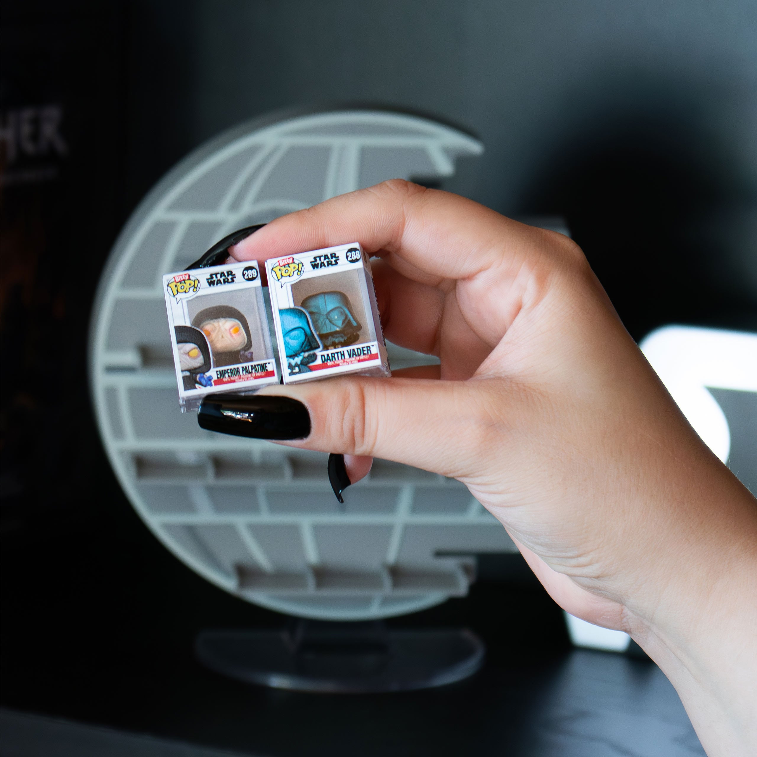 Zdjęcie produktu Star Wars - Gwiazda Śmierci Funko Bitty Pop Display z 2 figurkami
