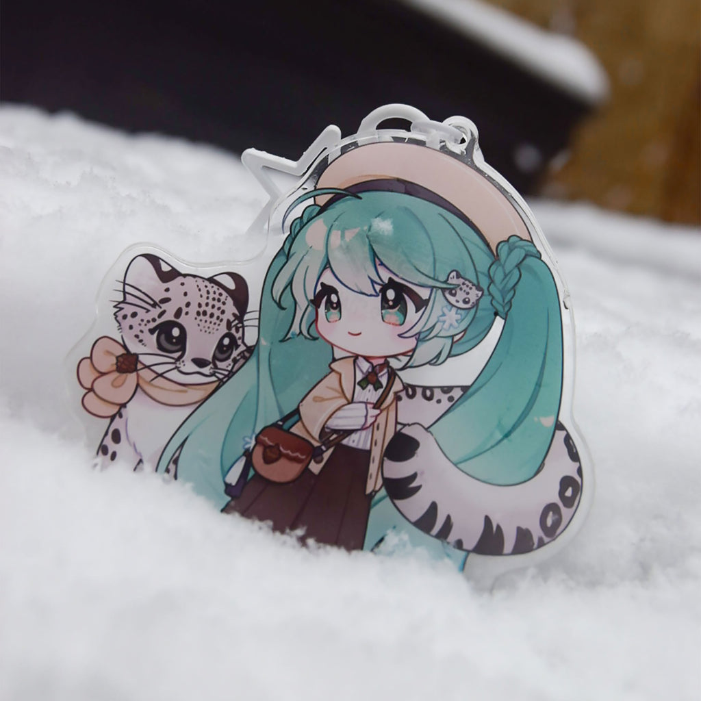 Zdjęcie produktu Hatsune Miku - Kawaii Winter Time akrylowy brelok