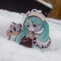 Zdjęcie produktu Hatsune Miku - Kawaii Winter Time akrylowy brelok