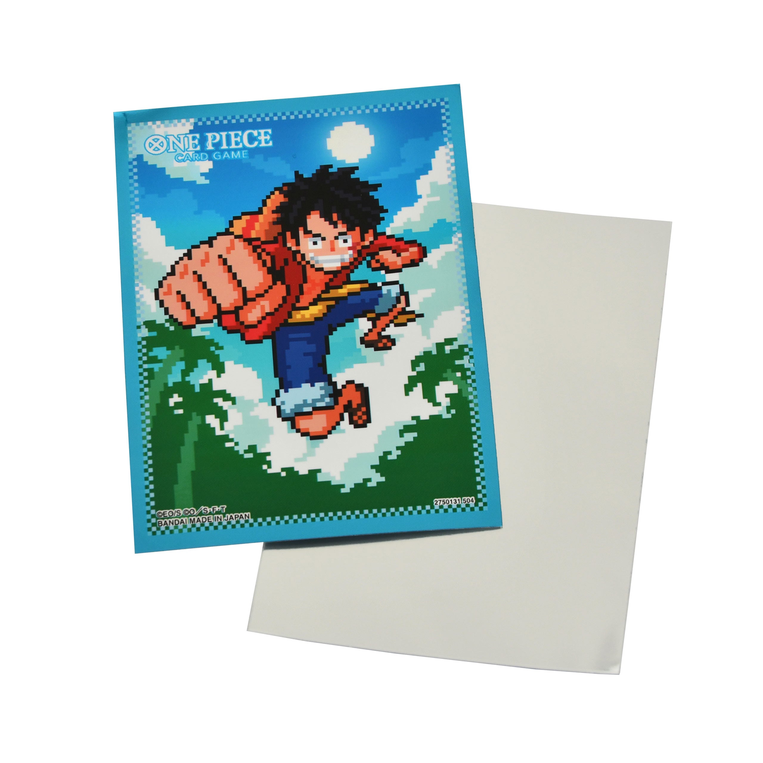 Zdjęcie produktu One Piece Card Game - Luffy Pixelart Oficjalne Koszulki na Karty 8 Ochraniaczy na Karty