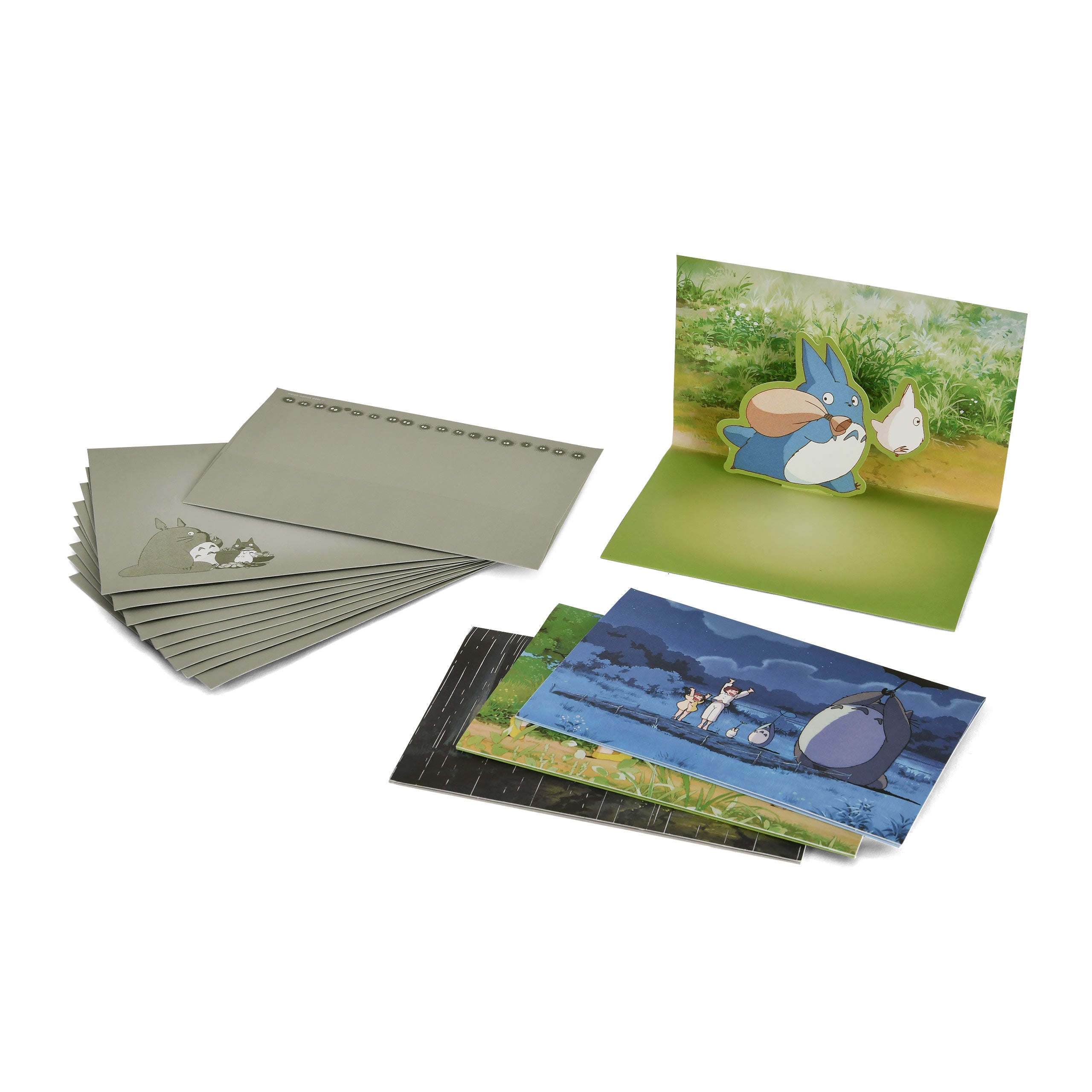Zdjęcie produktu Totoro - Przyjaciele 3D Pop-Up Kartki Pocztowe Zestaw 10 szt.